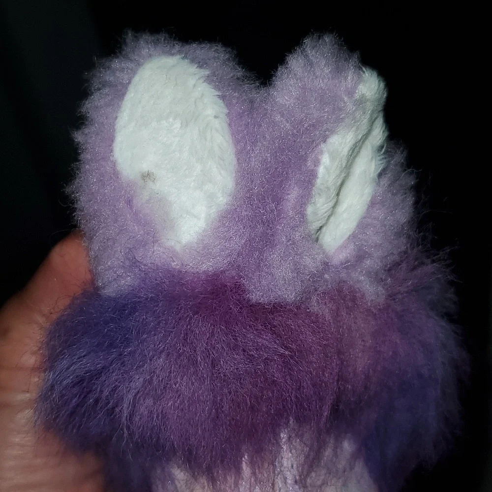 New Ugg Paz I Purple Fuzzy Bunny Bootie Ugg Size 02/03 6-12 months